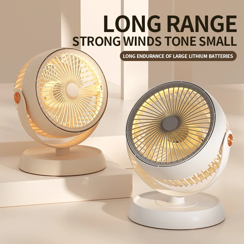 USBChargingDeskLampFanwithBrushlessMotorHomeOfficeDormitoryCirculatingFan2026