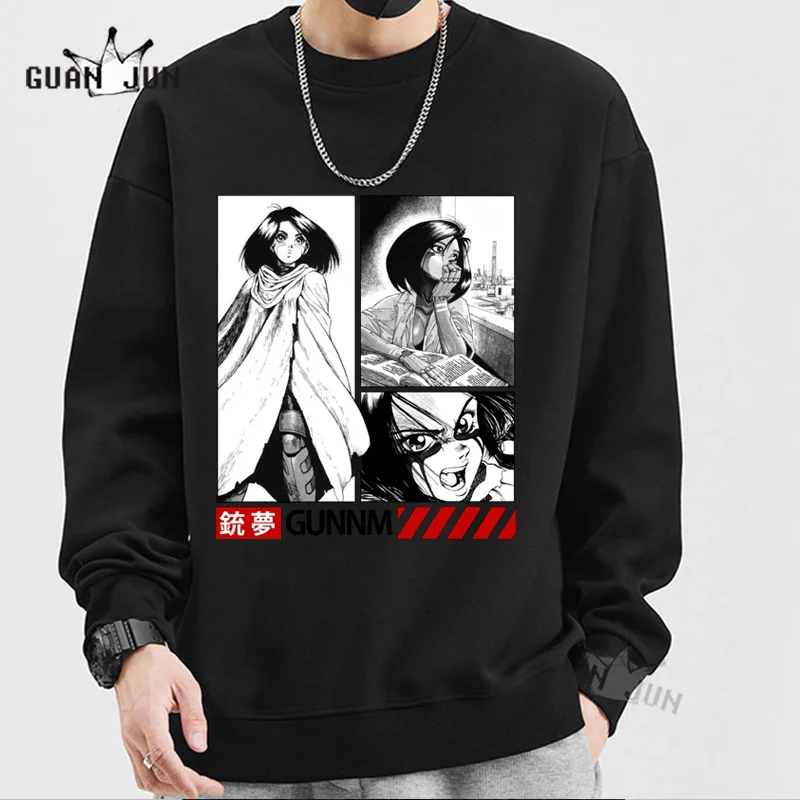 Anime Cyberpunk Girl Hoodie Long Sleeve Women Men Hooded Sweatshirt Women Harajuku Streetwear Casual Tracksuit