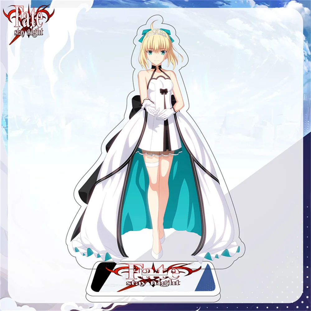 11PCS Charm Anime Fate 15cm Acrylic Stand Model Cosplay Characters Ornament  Accessories Goods Collection Gifts - Image 2