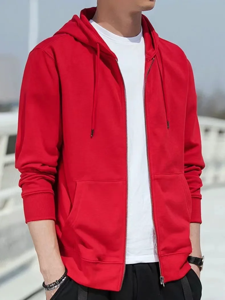 

Осенние женские толстовки с капюшоном, весенние новые модные повседневные кардиганы, толстовки на шнурке, однотонные толстовки на молнии в корейском стиле