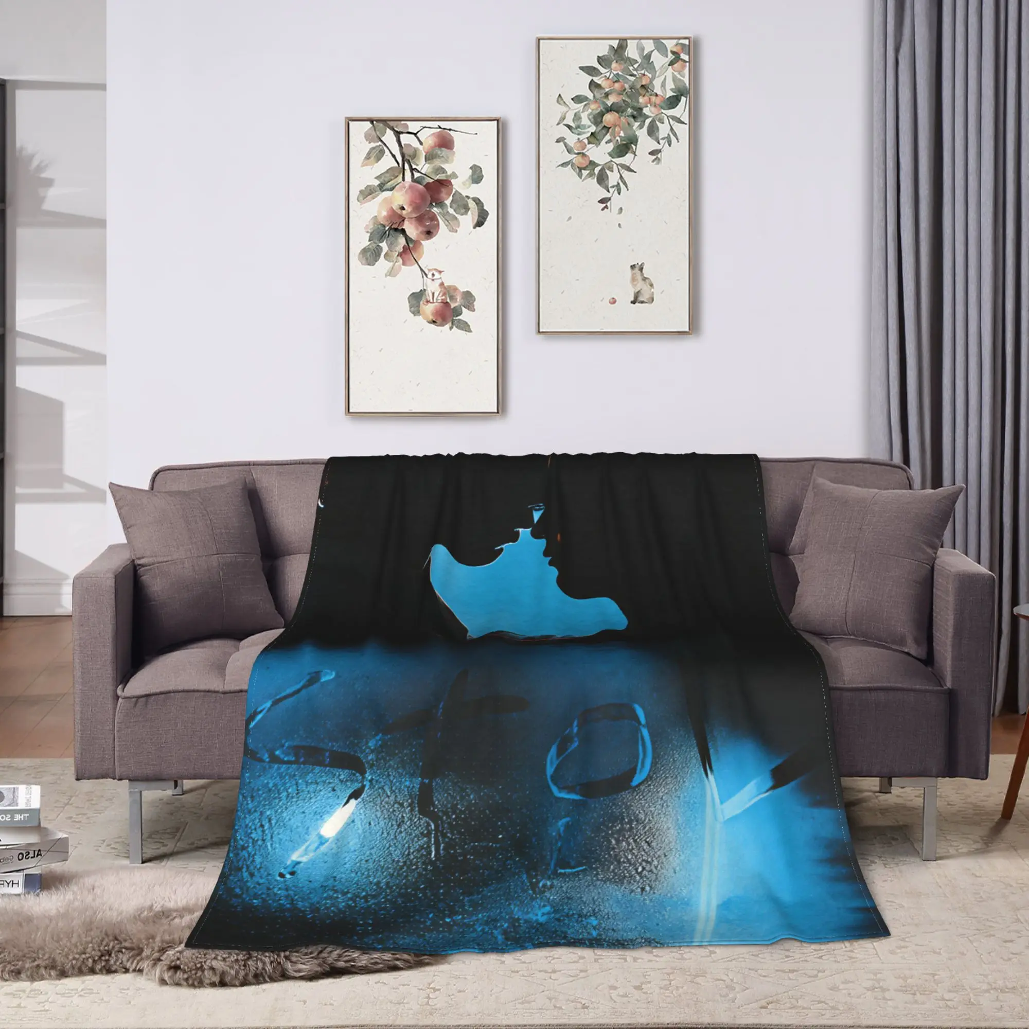 The Early Spring jing boran Blanket  Super Soft Funny Plush Bedding Throws For Boy Girl Couch Chair Flannel Bedspread Bed Cover