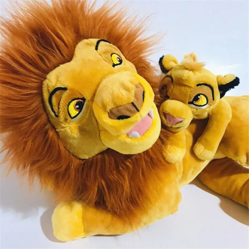 Disney śliczny król lew pluszowa lalka nadziewane miękkie lalki pluszowy film duży biały prezent dla dziecka zabawka