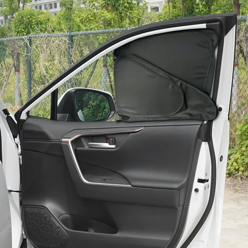 

Автомобильный черный оконный солнцезащитный козырек с защитой от УФ-лучей, теплоизоляция для Toyota RAV4 2013 г., защитная крышка, автомобильные аксессуары для интерьера