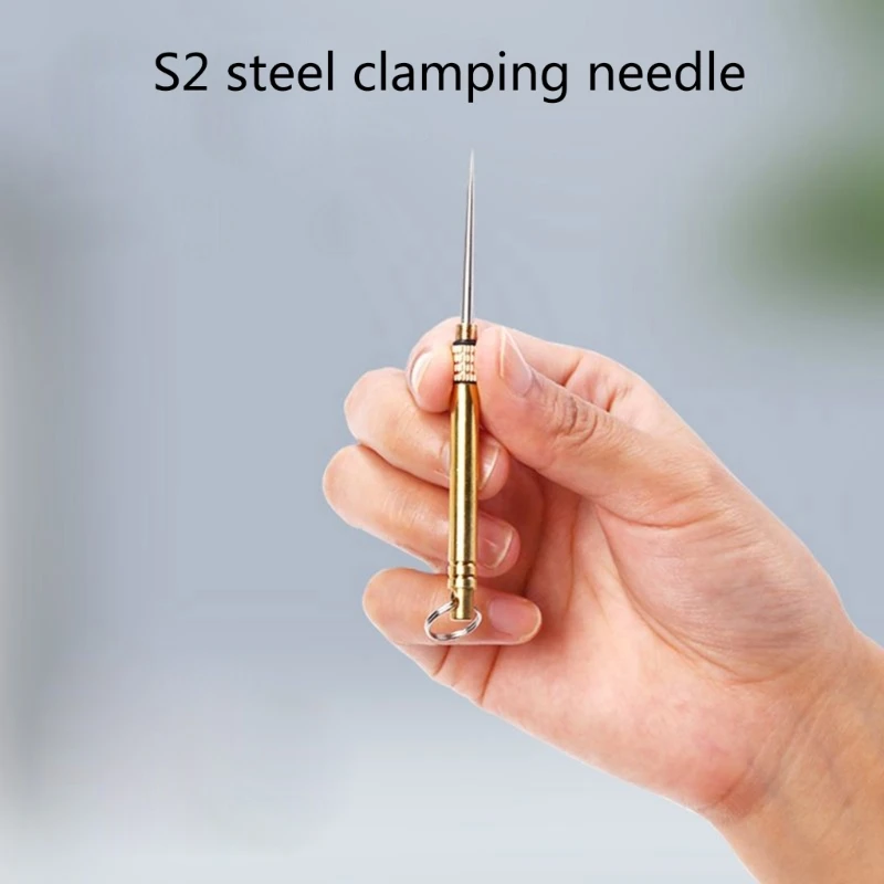 Anti-Lost Card Pin Needle Key Tool Ejecting Pin Card Tray Ejection Pin Keyring Portable Stainless