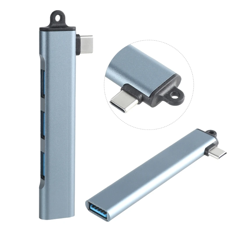 

USB C Многочисленные концентраторы с 3PCS USB 2.0 и 1PC USB Интерфейсы для соединения D2RC