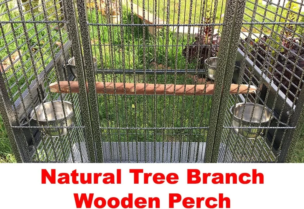 شعبية X-Large أنيقة اللعب قفص الطيور الببغاء فينش الببغاء كوكاتو الطيور الحديد المطاوع المتداول قفص 28 "X 22" X 75 "H #6