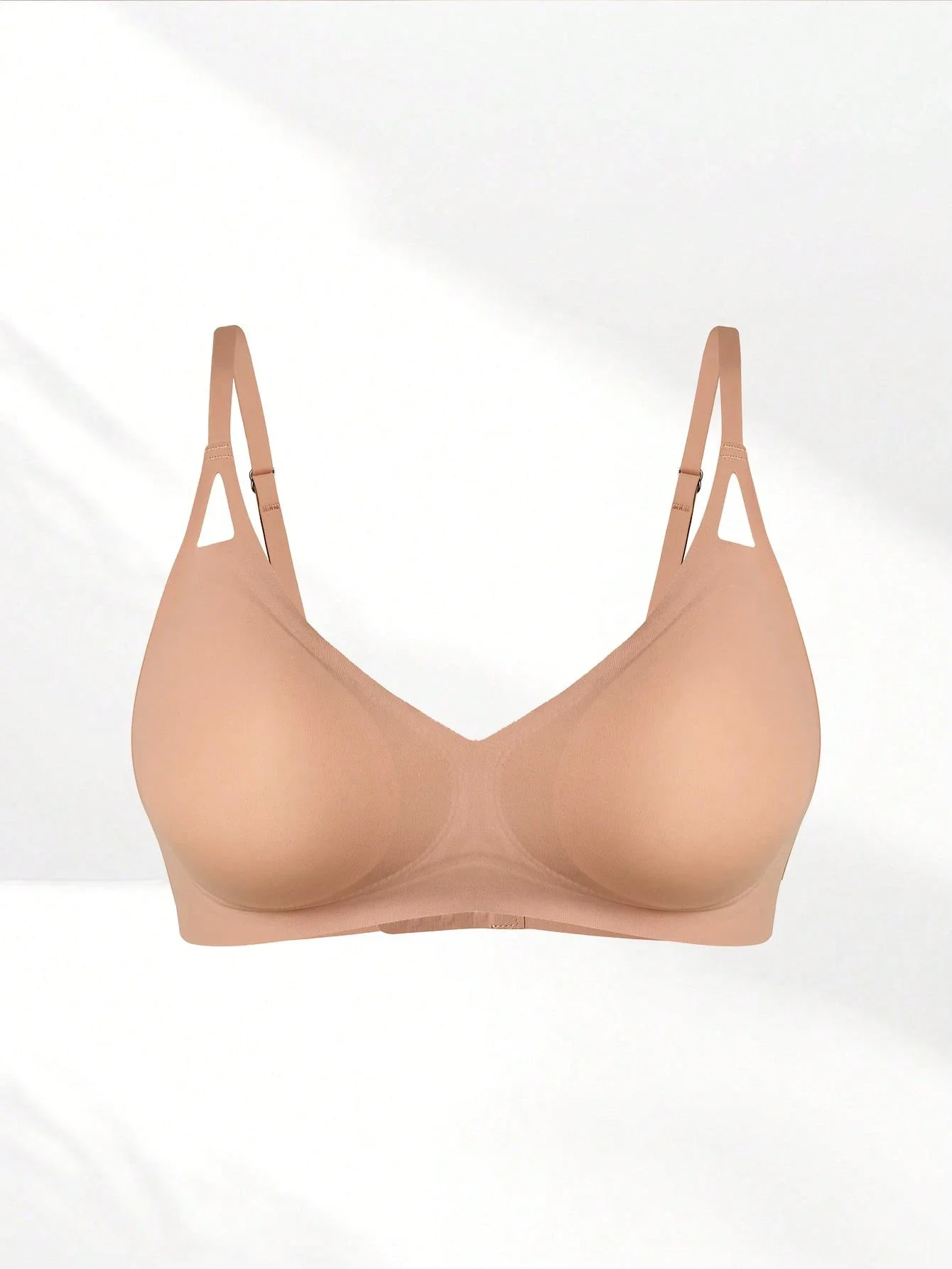 1PCS, Everyday Bra, Wireless Support, Breathable Elastic, Daily Travel