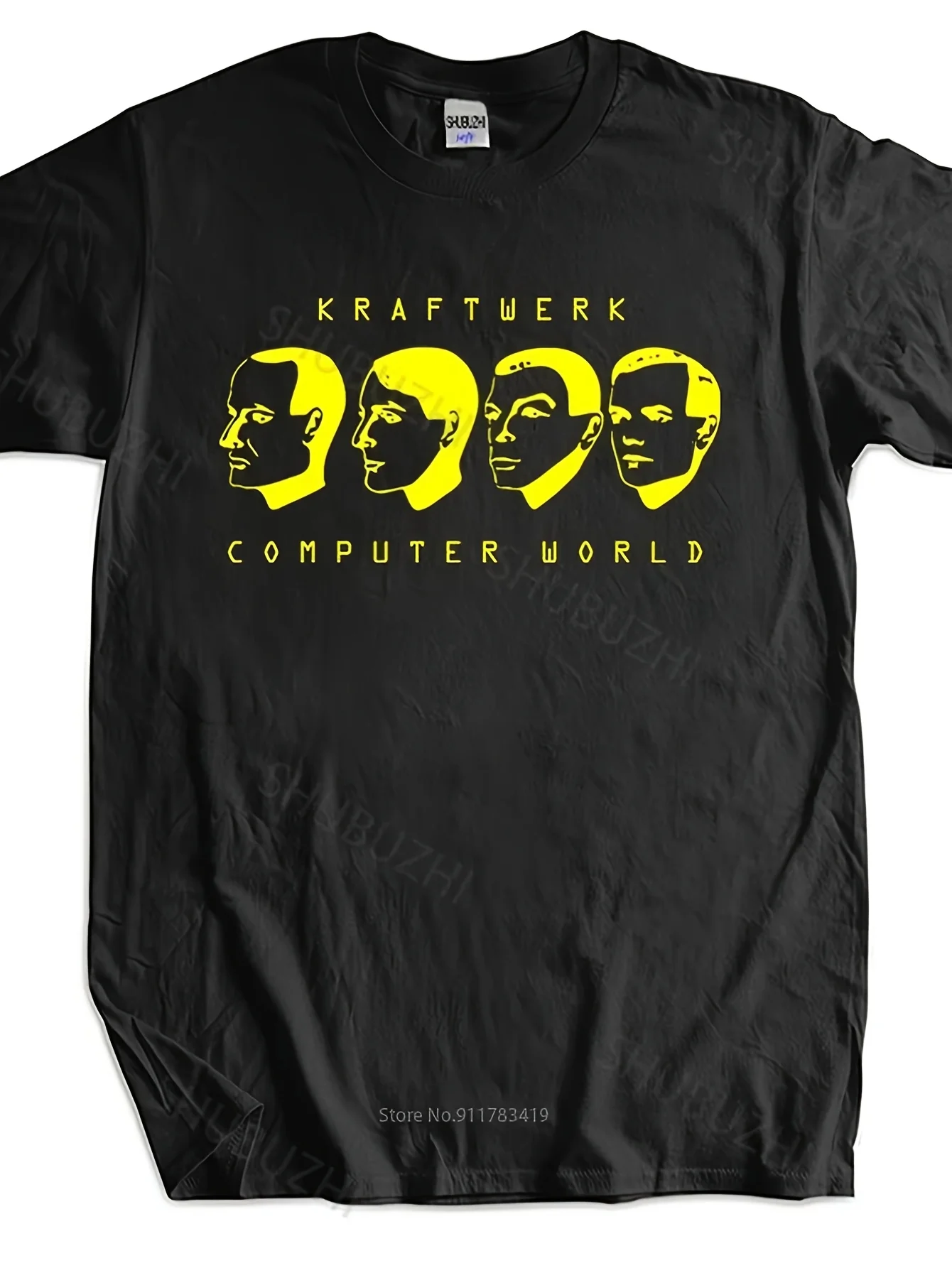

New fashion t-shirt cotton tees Computer World T-Shirt cotton Kraftwerk Autobahn The Model Shirts Brand Cotton T-shirt