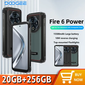 DOOGEE Fire 6 สมาร์ทโฟนที่ทนทาน 6.56 