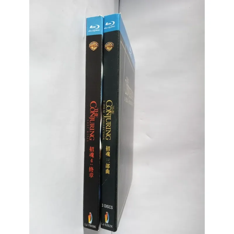 Blu-ray Disc Conjuring Trilogy Plus Conjuring 4 Brand New Unopened Box Total 4 Discs Real Picture Shot