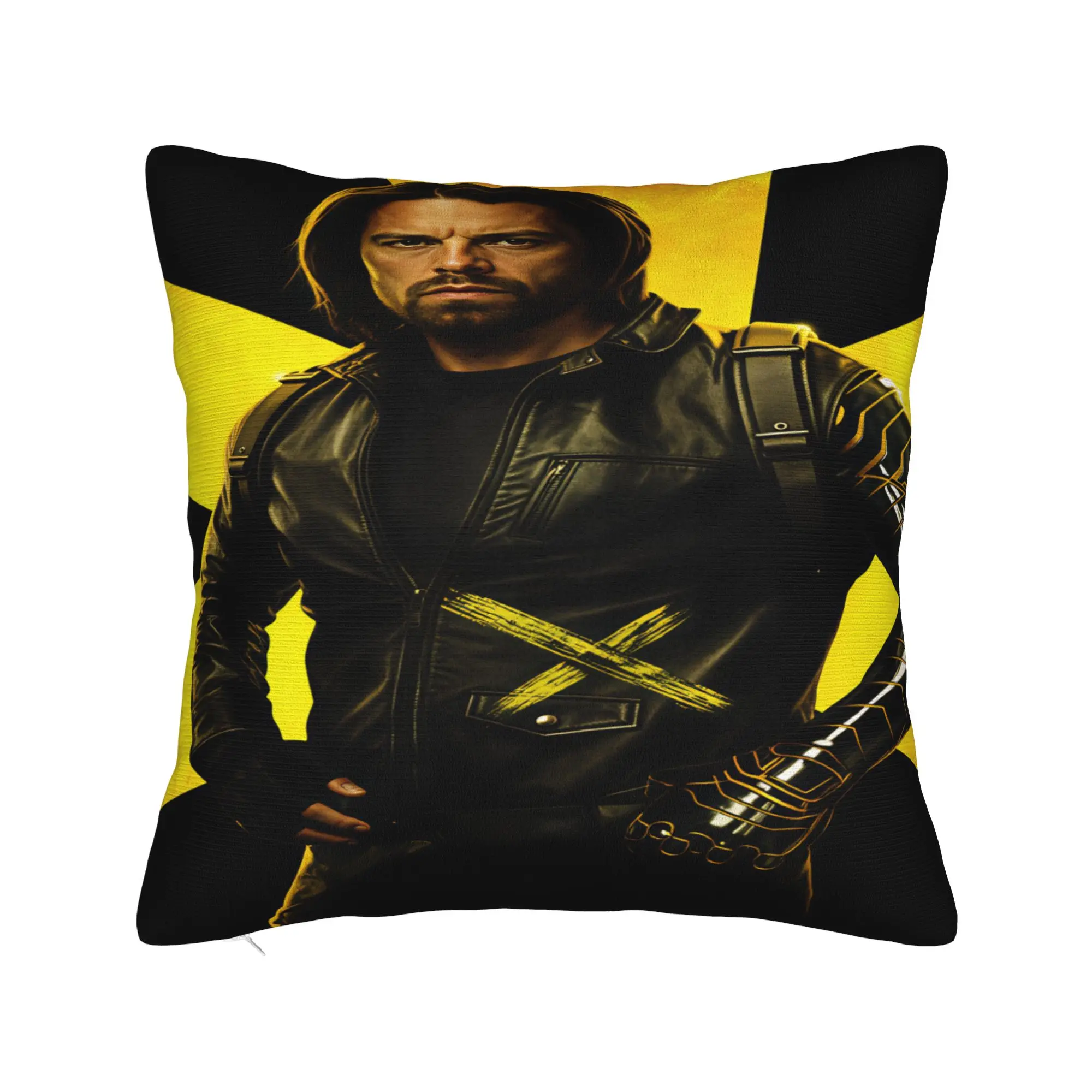 Bucky Barnes Winter Soldier Pillow Case  Kawaii Pillow Cover Soft Pillowcases For Wedding Party Home Decor