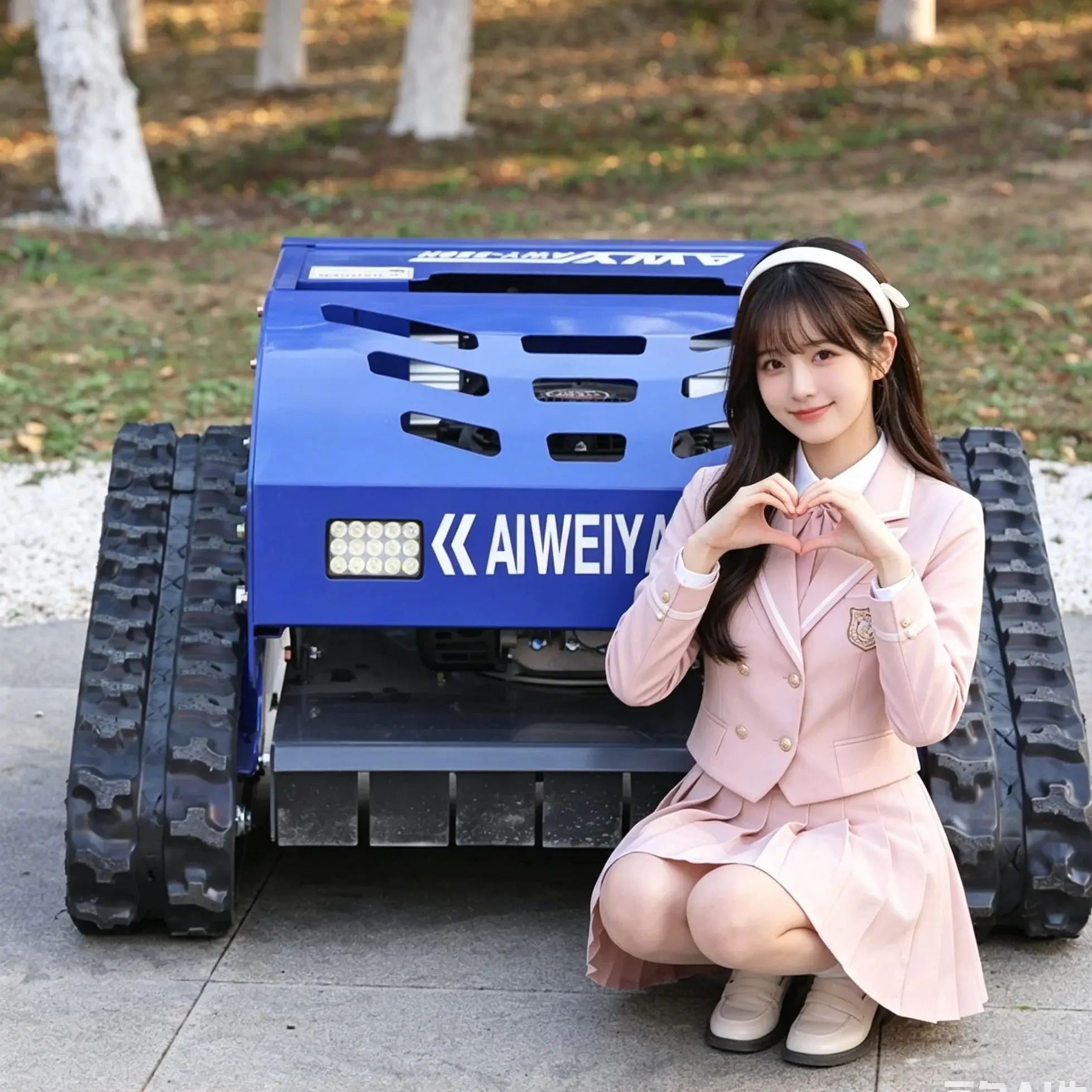Customized Mass Stock Gas Powered Self Propelled Lawn Mower Lawn Mower Robot All Terrain Adapt For Uneven Orchard Hillside Lawn