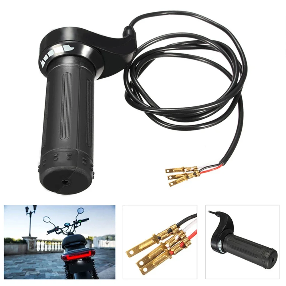 

24V 36V 48V Electric Bicycle Scooter Speed Throttle Grip LCD Display With Switch Ebike Twist Throttle Accelerator Handlebar Grip