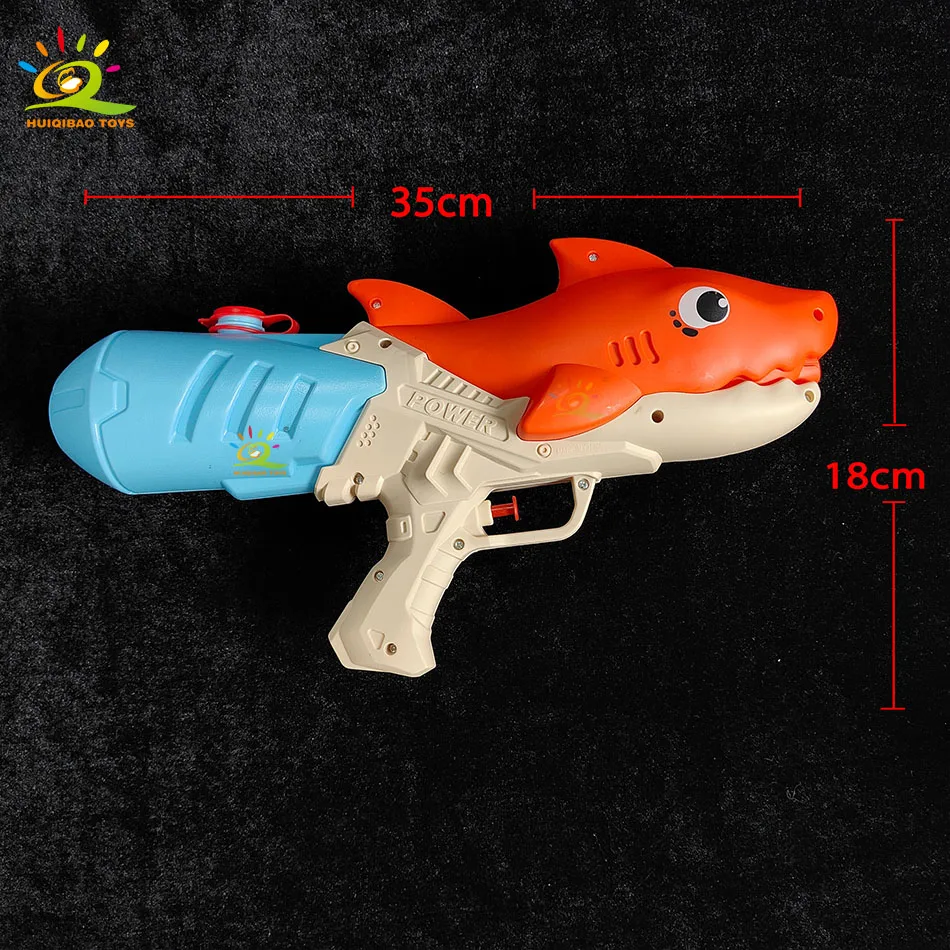サメ加圧水鉄砲のおもちゃ夏の海辺のビーチプールパーティーパーティー水の戦いの戦い水鉄砲のおもちゃ男の子と女の子のため
