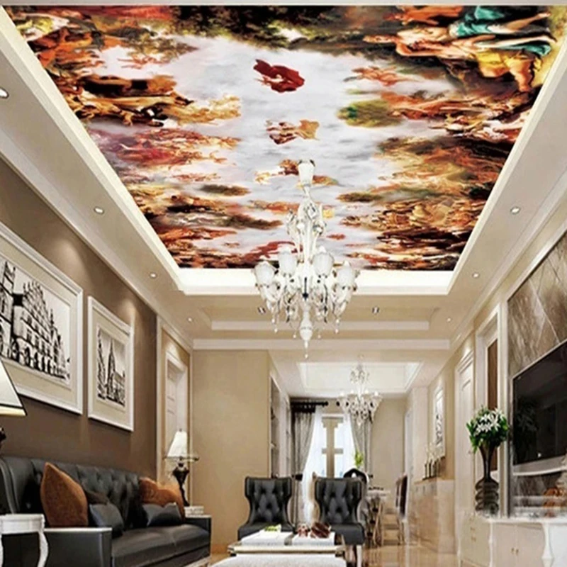 MU8462 Marble Light Luxury Modern Simple  Murals Wall paper Living Room Bedroom Arr Background Wall Cloth 3D Papel De Parede