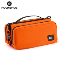 ROCKBROS Bike Top Tube Bag 2L Capacity Scratch-Resistant Road Mountain Bike Frame Bag Cycling Tools Bag Stable Elastic Band