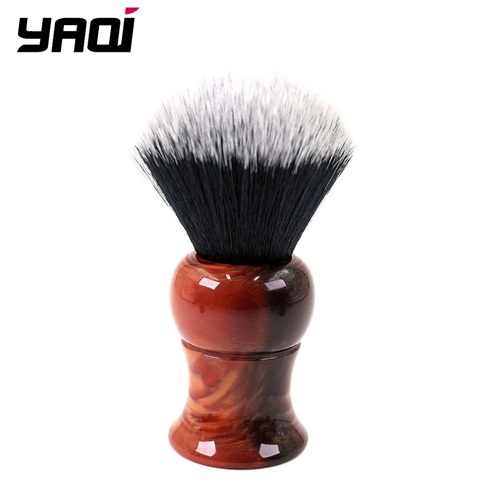 Yaqi Big Size 26mm Men's Shaving Brush with Resin Handle Tuxedo Knot For Men