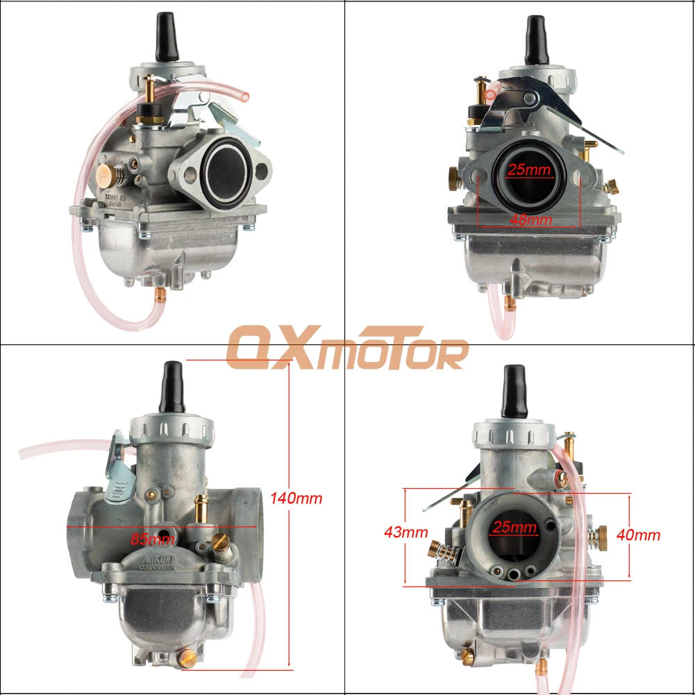 Motorcycle Carburetor For Suzuki TS125 TS100 TS185 TC100 TC125 DS100 DS125 2-Stroke Engine Racing For MIKUNI VM24SH Carb