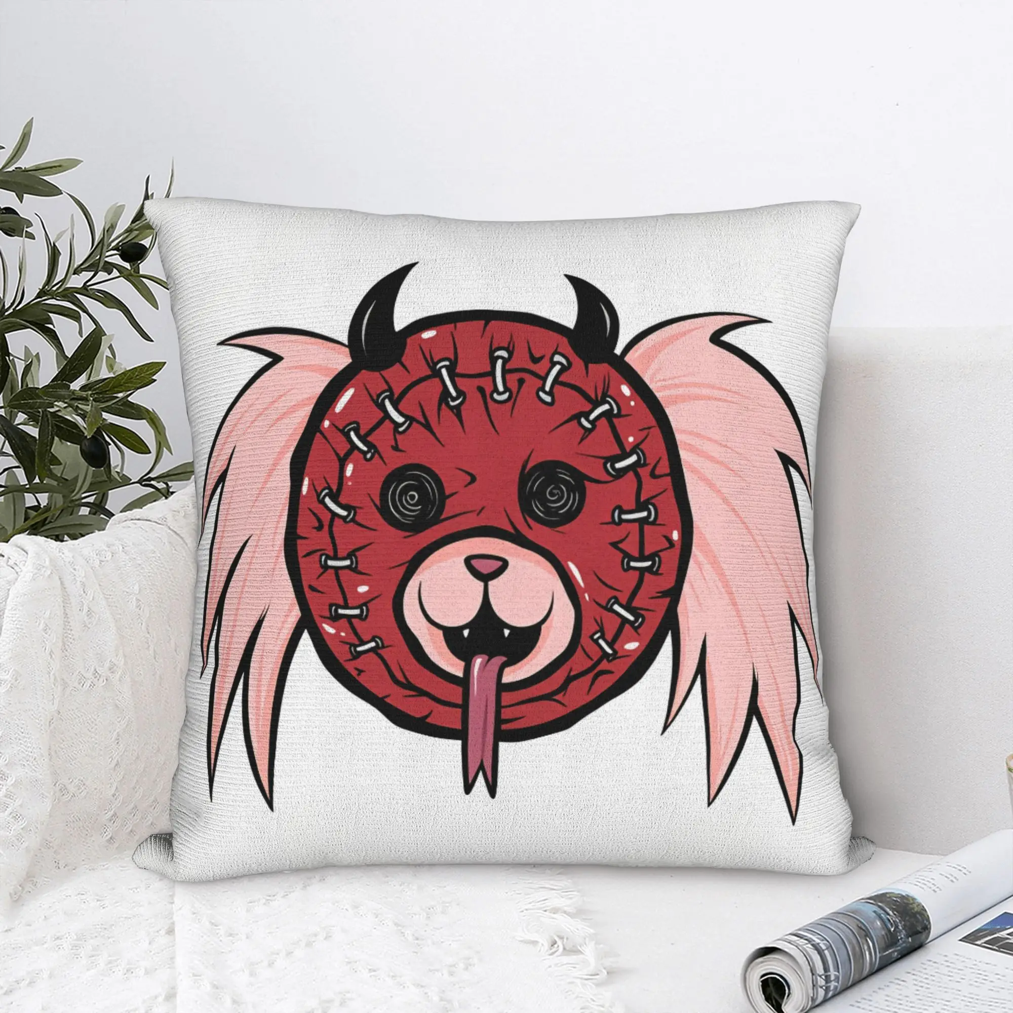 Pillow Case Dorohedoro Kikurage Square  Pillow Cover For Couch Sofa Bedroom Retro Trendy Pillowcases