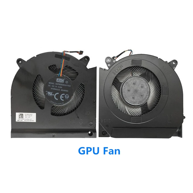 Ventilador de Refrigeração Original Laptop CPU GPU, Lenovo Legion S7 16IAH7 R9000X, Versão 12V, Versão 2022, Novo