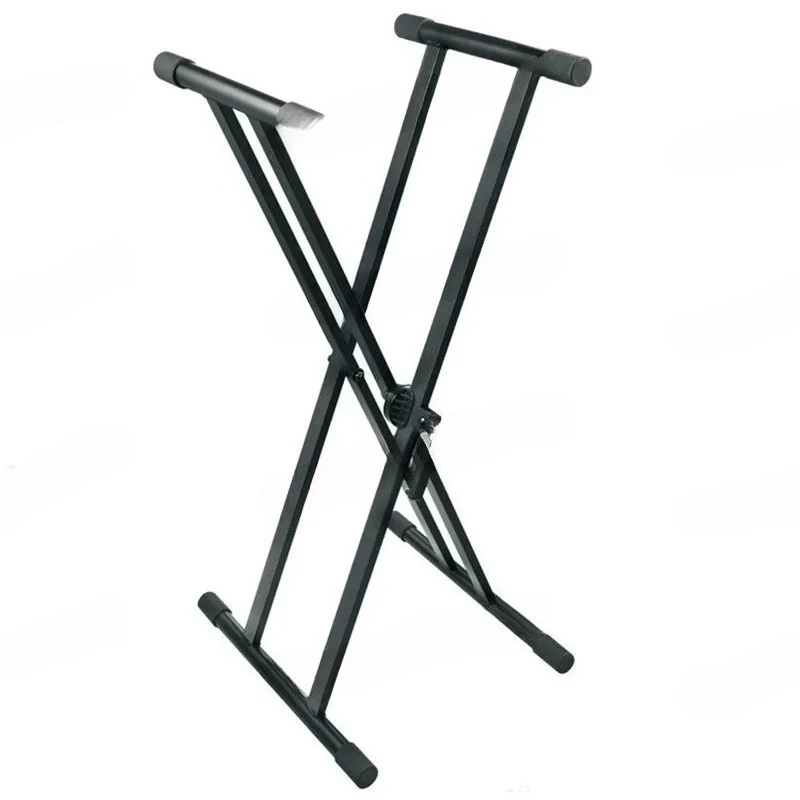 Double Tube Keyboard DJ Stand | Digital Controller Scratch Machine Support - Bar Stage Piano Equipment Accessories