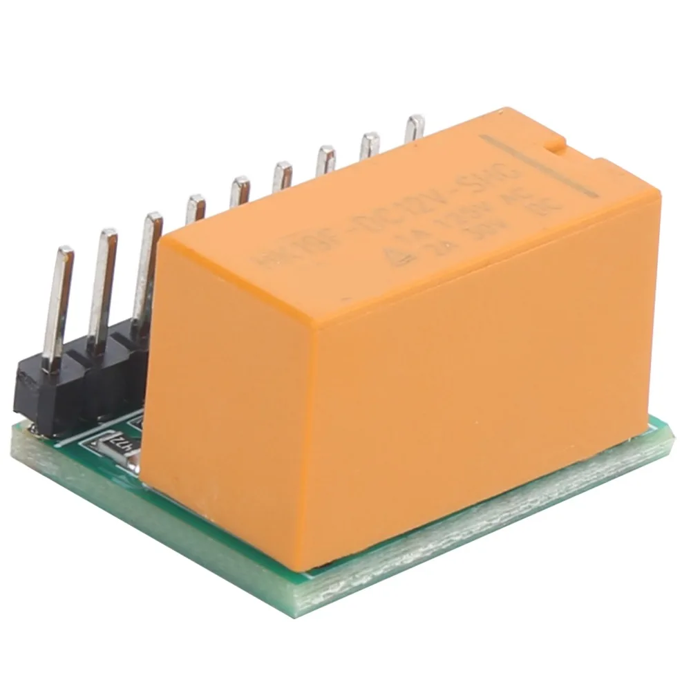 DR21A01 Double‑Pole Double‑Throw Relay Module DPDT DC 5V/12V DPDT Relay Module Ultra Small Automatically Adjust Relay Module