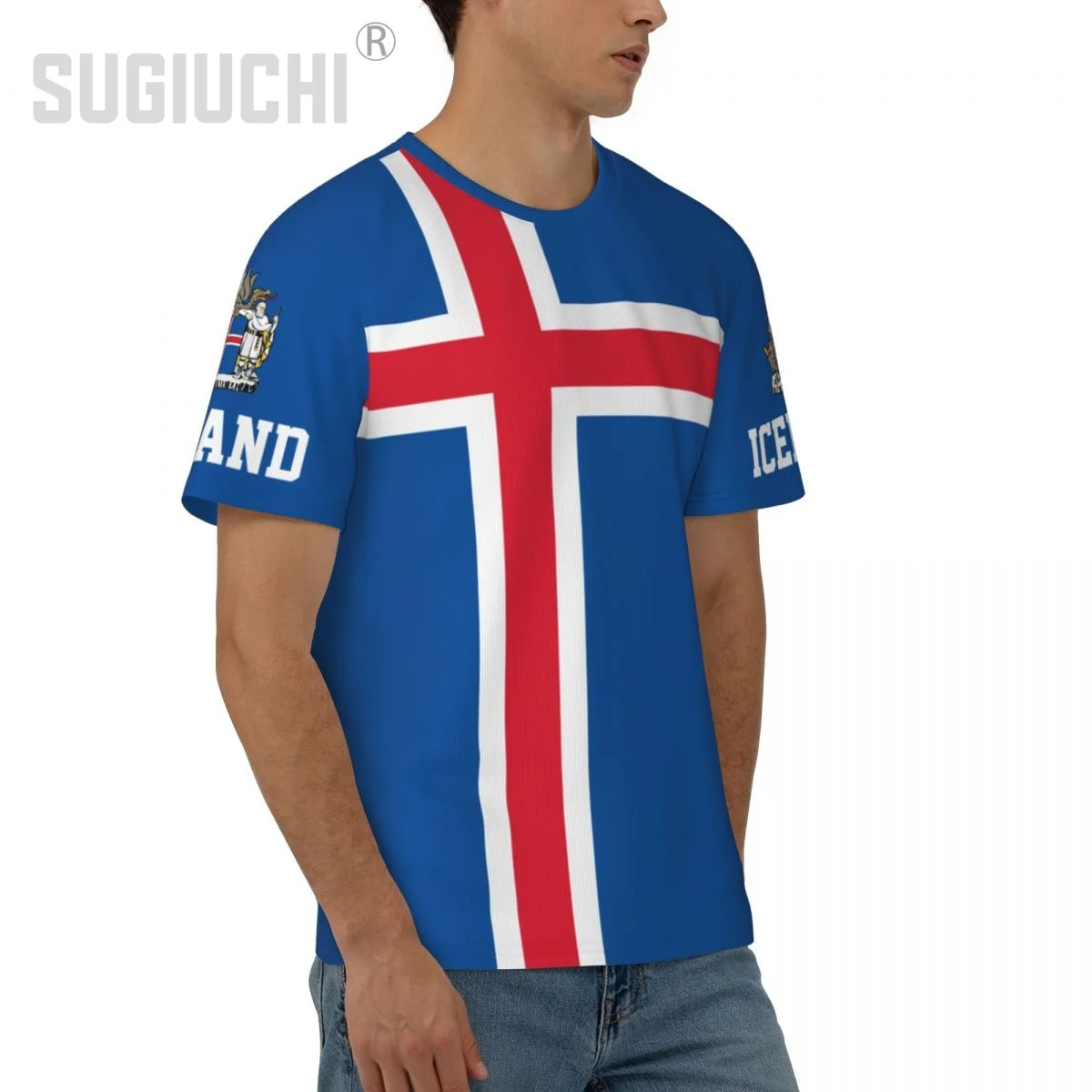 Unisex Nation T-shirt Iceland Flag Icelander T-shirts jersey For Men Women Soccer Football Fans Gifts Custom clothes tee