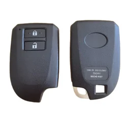2/3 Buttons Car Smart Card Key Remote Control Shell Casing for Toyota Yaris