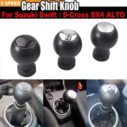 Auto Parts 5 Speed Manual For Suzuki Swift 2005-2010 For Suzuki S-Cross SX4 ALTO Car Gear Shift Knob Shifter Lever Stick Knob