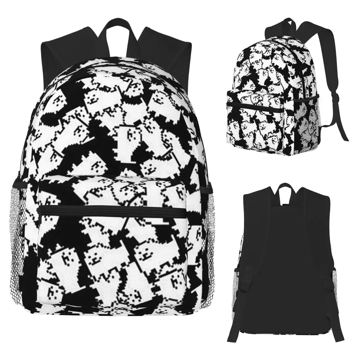 Undertale Annoying Dog Video Game Student Backpack School Bag Hiking Travel Daypack for Men Women Fashion Bookbag Shoulder Bags