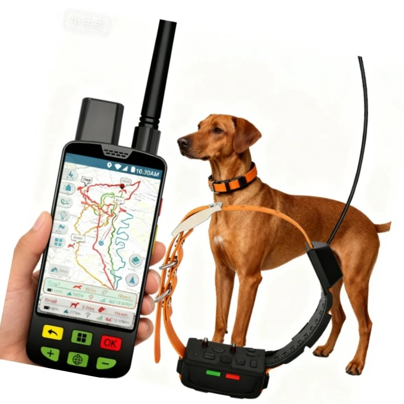 Waterproof GPS Shock Collar With Geofencing IP 68 Dog Fence Alert And 10-Level Electroshock For Pet Supplies