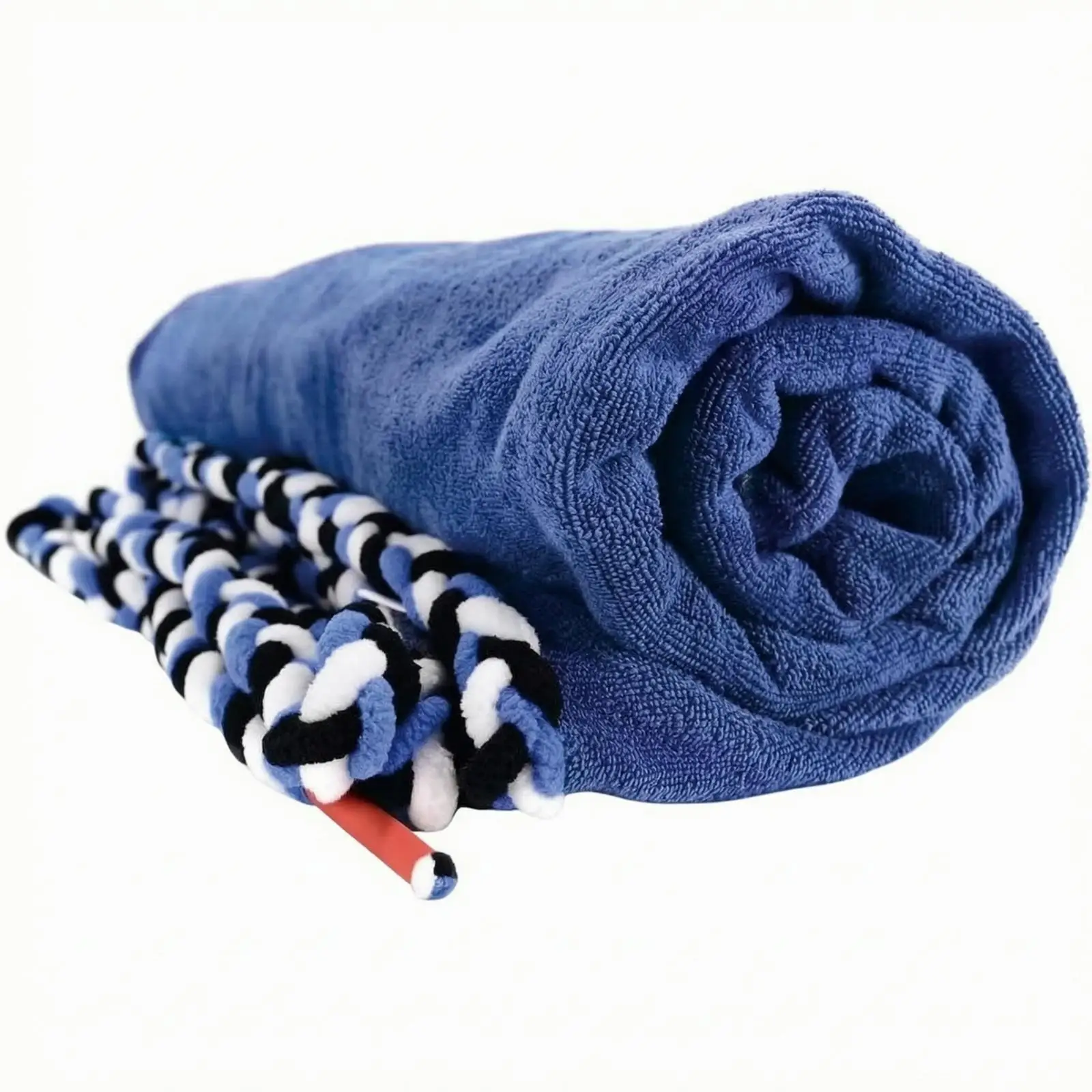 Microfiber Vehicle Detailing Towel Rolled Form Braided Rope Lint Free Absorbent Car Cleaning Rag for Home Garage Workshop Use