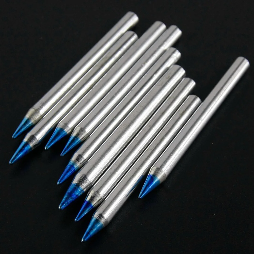 1Pcs Blue Pointed Welding Tips  30/40/60W External Heat Soldering Iron Lead-Free Station Solder Iron Sting Soldering Accessories