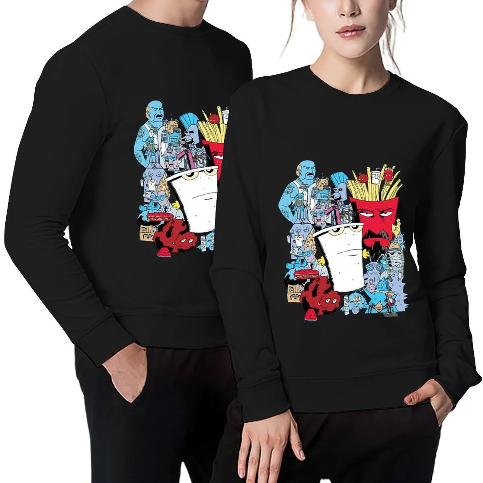 

Aqua Teen Hunger Force Pullover autumn new products korean clothes mens clothing winter clothes new in sweatshirts