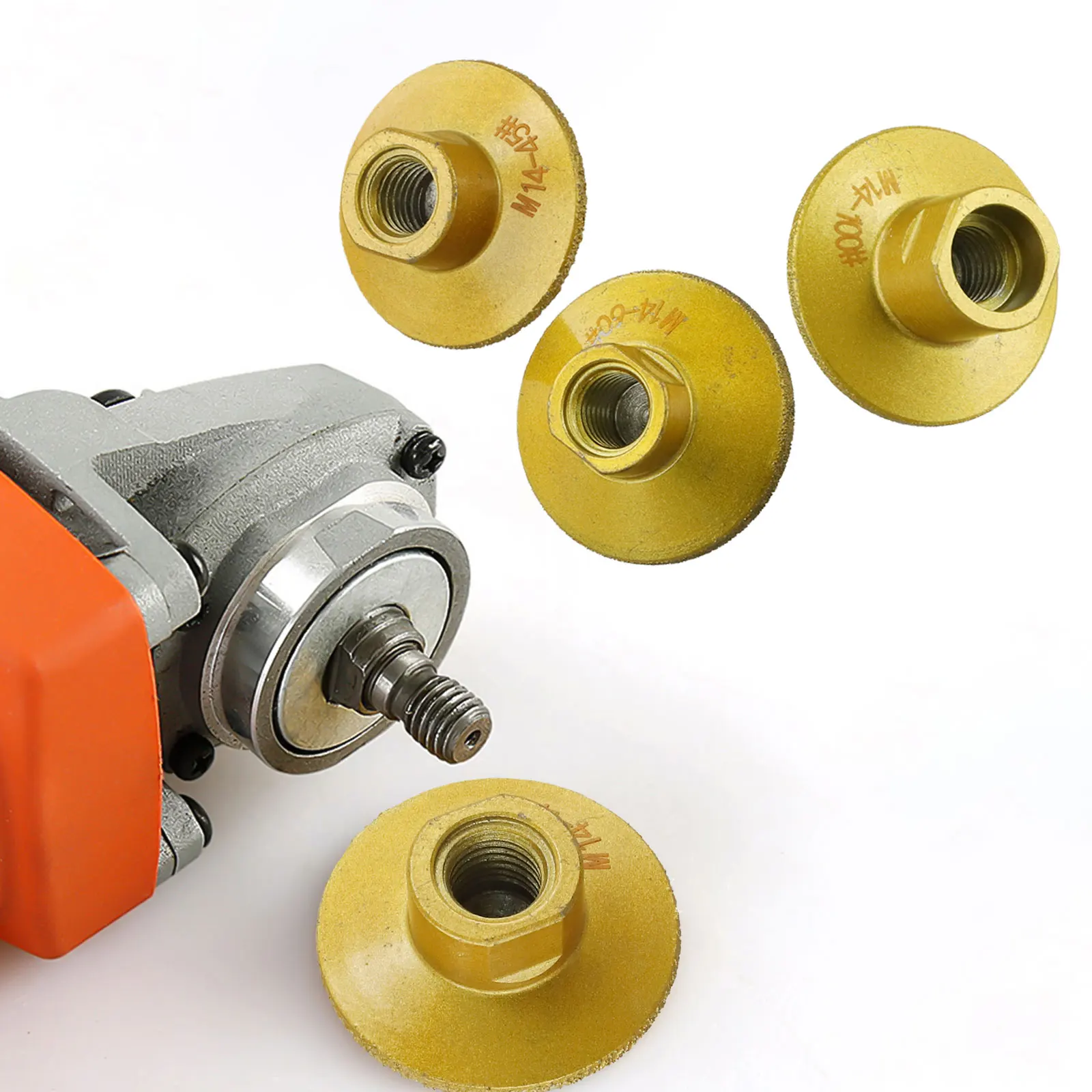 

Полировальный круг для бетона, 50 мм, полировальный круг, нанесение для полировки, зернистость 100, 45, высокоэффективная металлическая связь