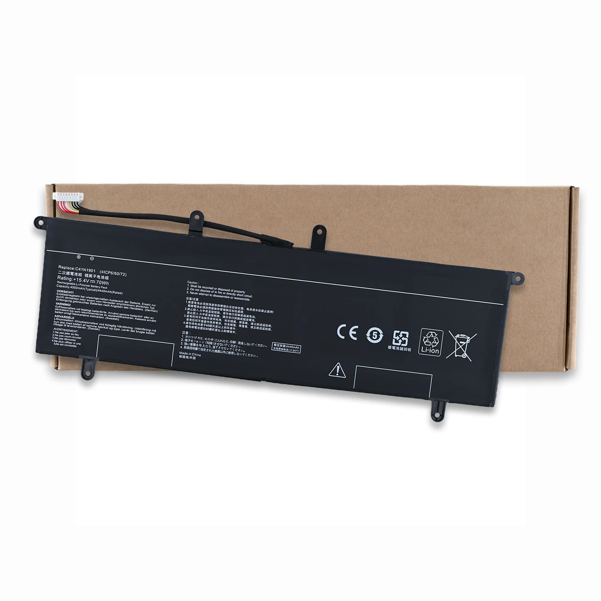 LOLG C41N1901 Laptop Battery For ASUS ZenBook Duo UX481FA UX481FL UX481F UX481FLY UX4000F UX4000FL 0B200-03520000