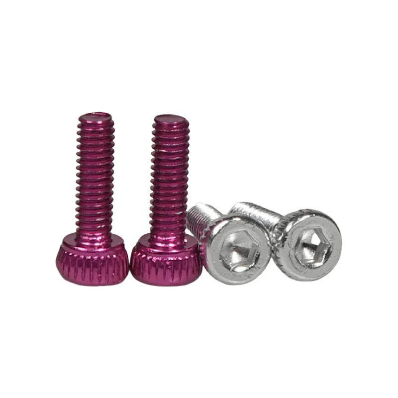 Colorful Aluminum Alloy Screws M2 M2.5x4-12mm Lightweight Fasteners for RC Drone Aircraft Crab Model Accessories