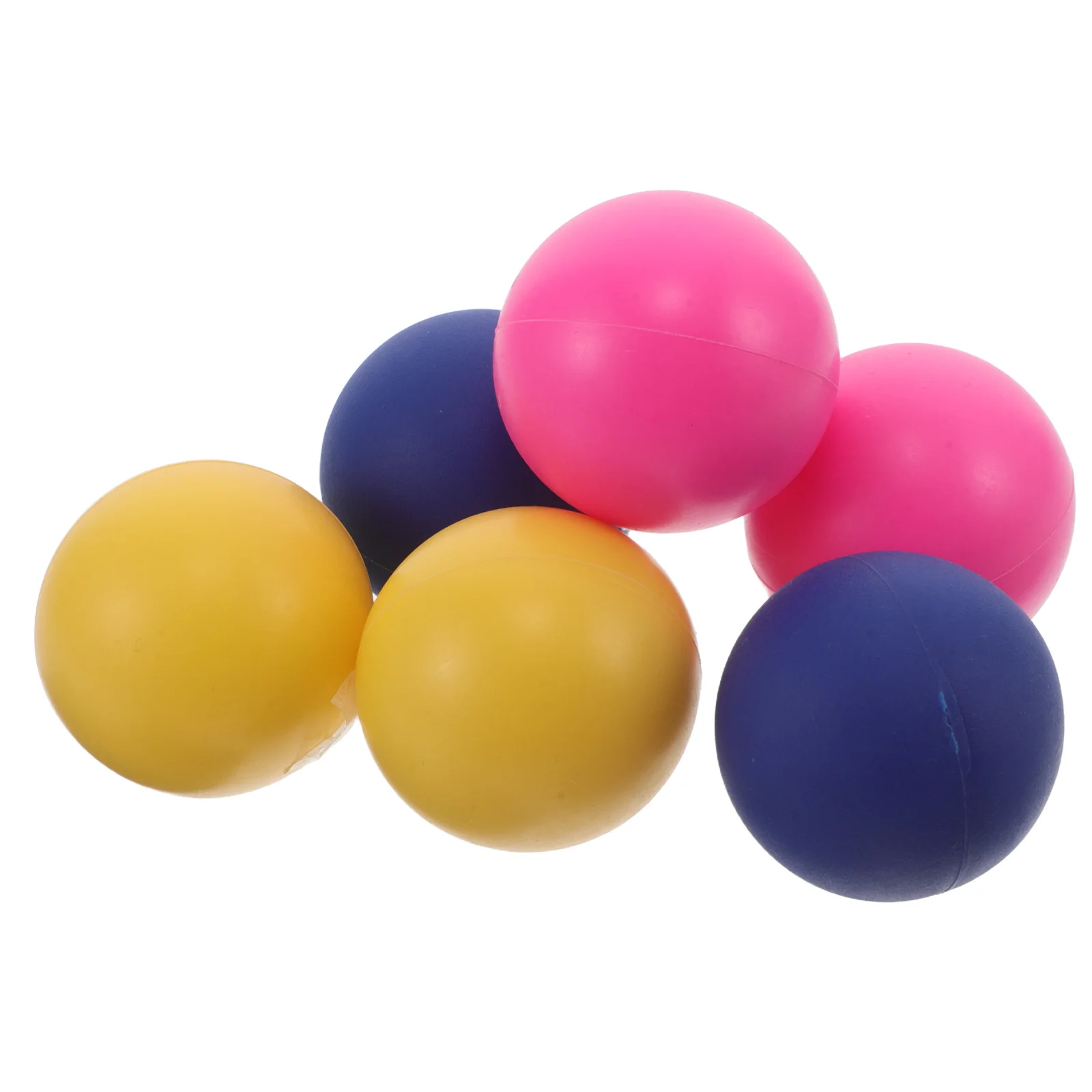 

6Pcs Colorful Kids Exercise Outdoor Balls 4Cm Small Beach Mini Bouncy Balls Toss Catch Sandbox Pool Play Summer Games