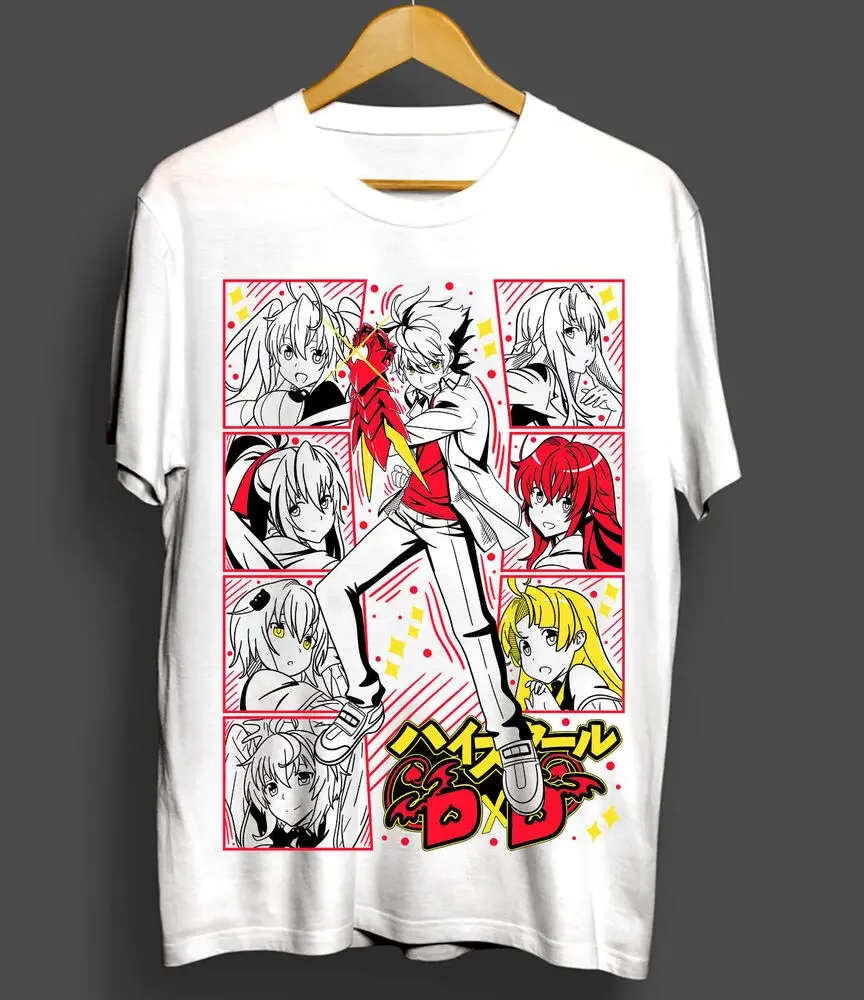 High School DxD Rias Gremory T-shirt Akeno Himejima,Issei ,Girl,Shirt All Size image 3