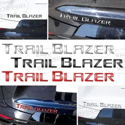 3D Auto Accessorie Chrome Metal Sticker For Chevrolet Trailblazer Logo Emblem Fender Rear Body Tailgate Badge Decal Decoration