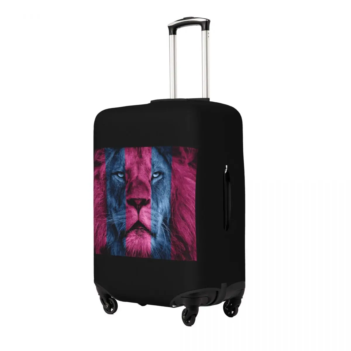 

Aston Villa Lion Suitcase Cover Protection Elastic Travel Luggage Protector Covers for 18-32 Inch