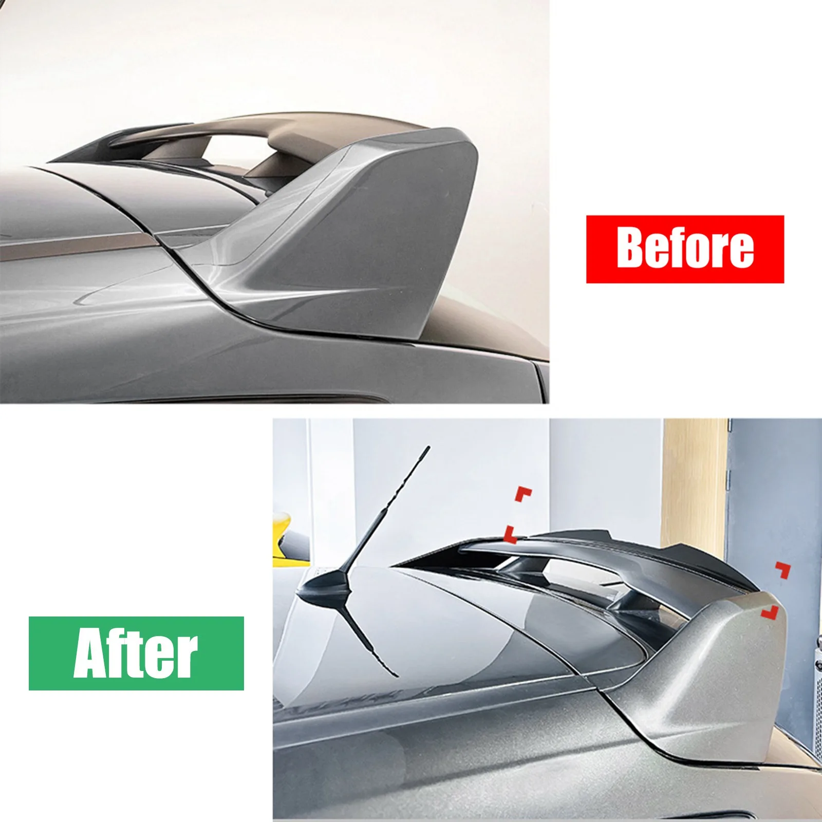 

Rear Trunk Roof Spoiler Wing For Ford Focus MK3 ST-Line ST 2011-2018 2012 Black