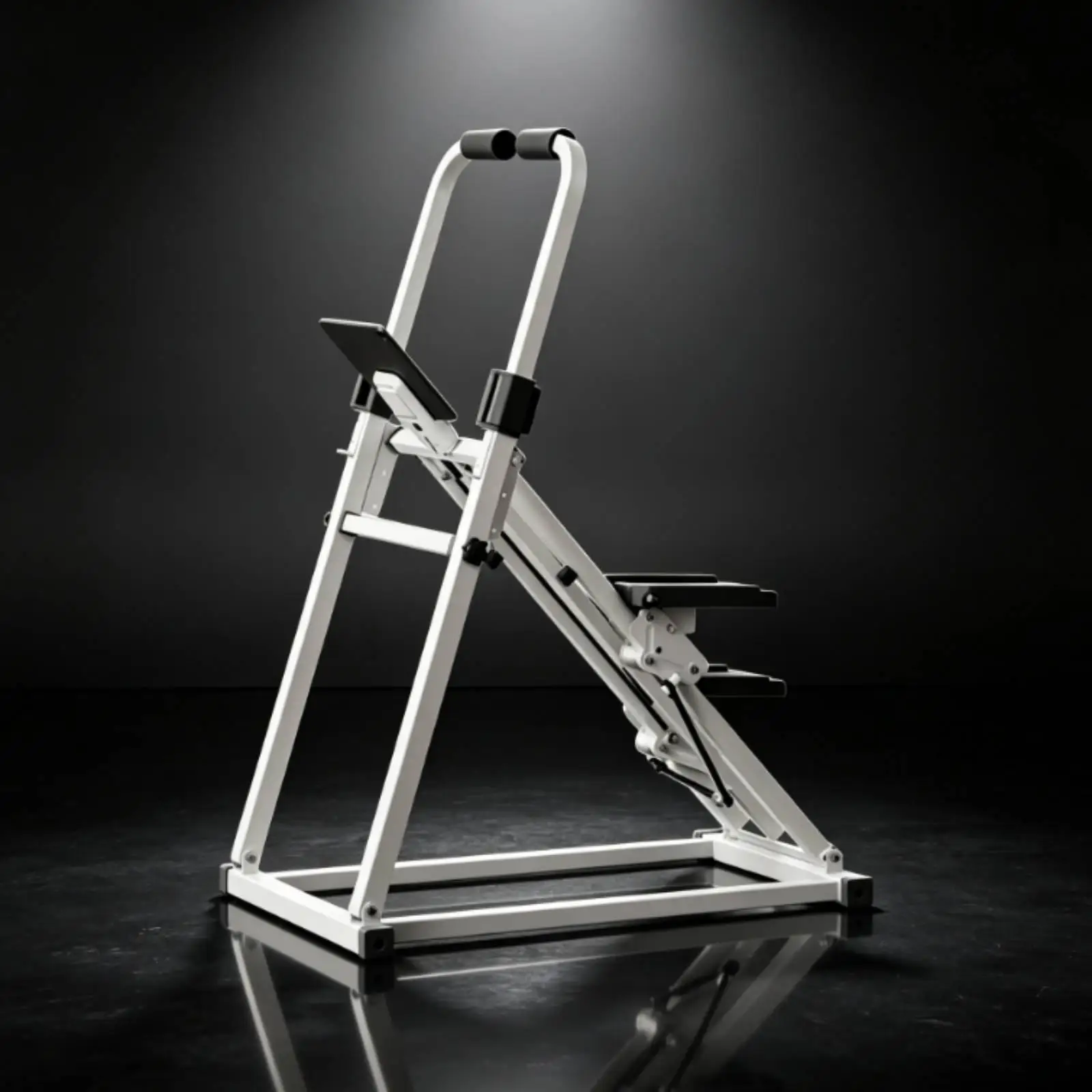 Foldable Stepper Exercise Machine with Console for Home Cardio Waist Leg Toning and Easy Storage Compact Base