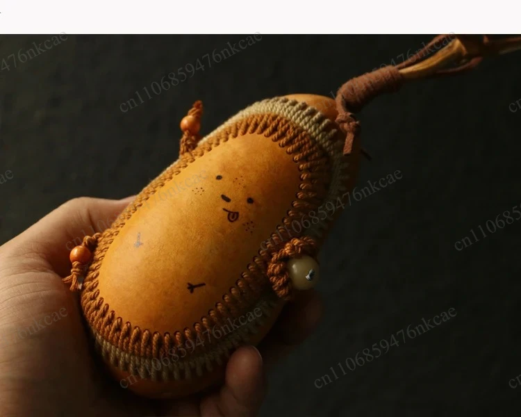 More than ten years old gourd pure handmade  production bracelet storage bag