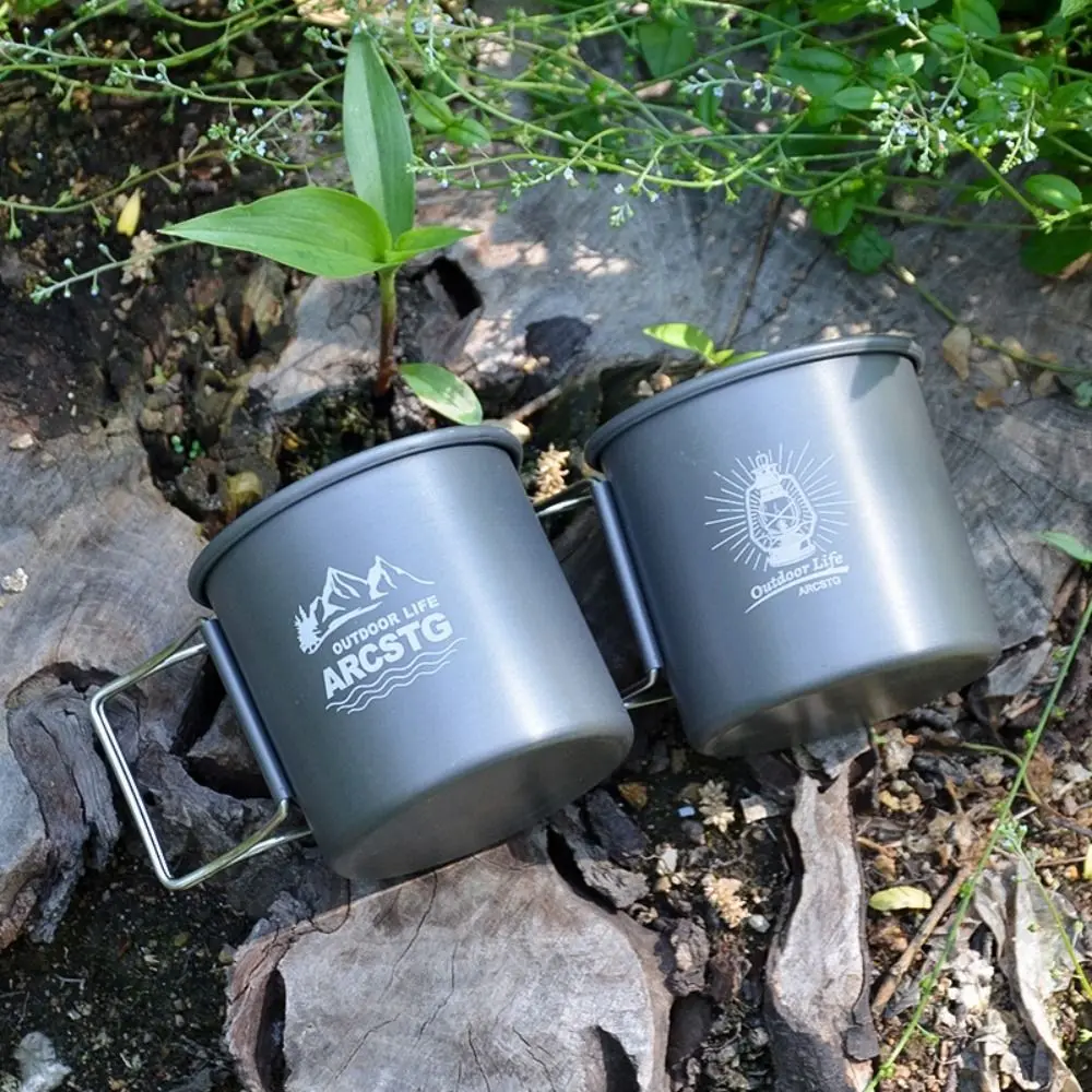 

350 мл уличная чашка для воды для кемпинга, сверхлегкая портативная кофейная чашка, 4 вида, 8,4*7,7 см, чашка из алюминиевого сплава