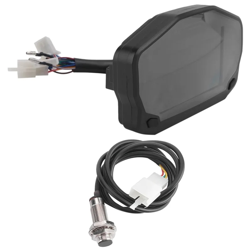 

Высококачественный светодиодный спидометр ABS Спидометр ЖК-цифровой одометр Датчик уровня топлива для цилиндра 1/2/4