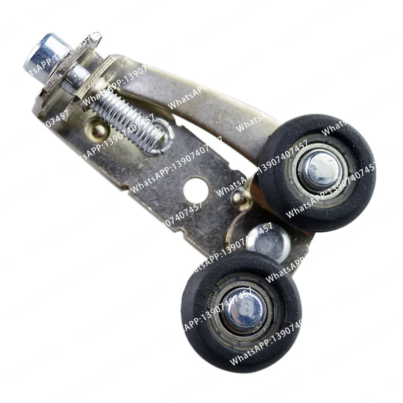 4PCS/Set Sliding Wardrobe Door Roller Mirror Door Roller Adjustable 32-44mm Rubber Wheel