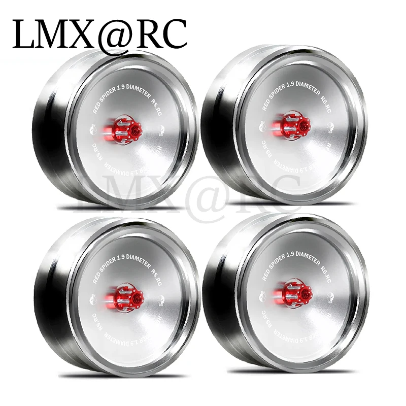 4pcs Metal 1.9" Retro Beadlock Wheel Hub Rim for 1/10 RC Car Crawler Axial SCX10 Traxxas TRX4 RC4WD D90 Redcat Gen8