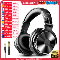 Oneodio Over Ear Headphones Hifi Studio DJ Headphone Wired Monitor Music Gaming Headset Earphone For Phone Computer PC With Mic