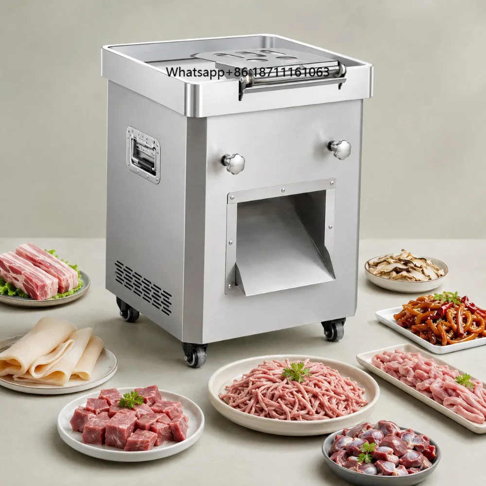 Whole Sale Beef Cutter Machine Automatic Chicken Cutting Machine Dicing Fish Meat Slicer Mutton Meat Cube Cutter Machine